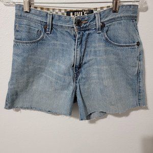 Levi's Cutoff Shorts Womens 14 regular W27 in blue/denim